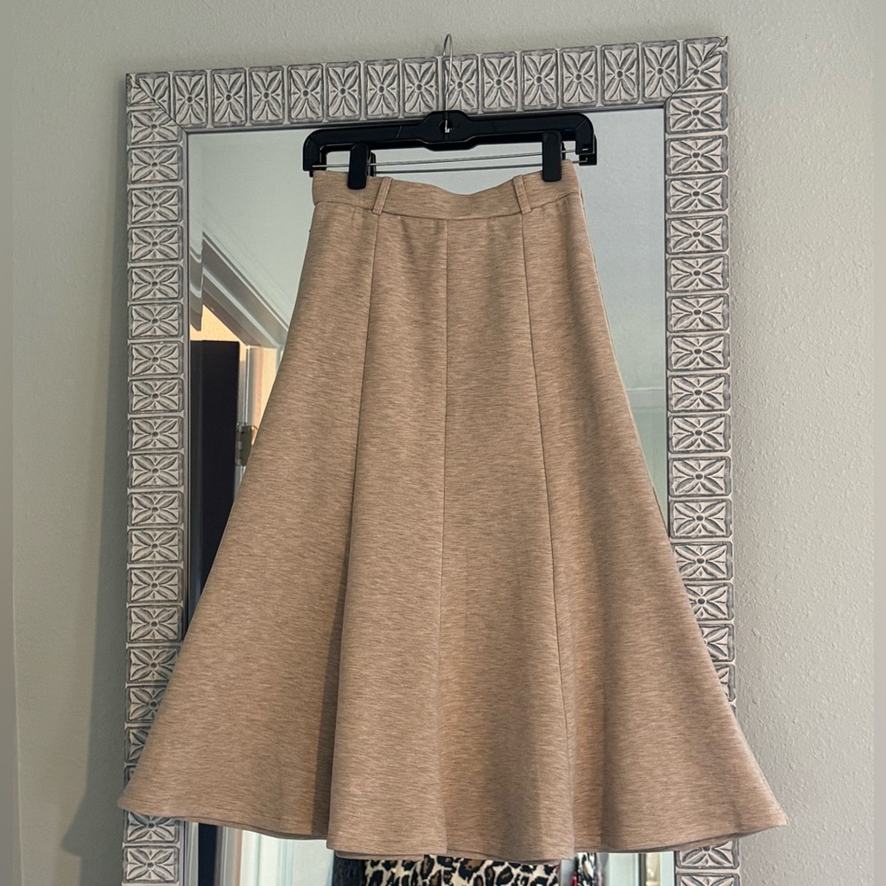 OGL Classic Beige A-Line Skirt